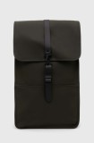 Rains rucsac 13000 Backpacks culoarea verde, mare, uni