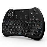 Mini tastatura iluminata wireless cu touchpad reiie h9