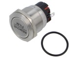 Comutator Anti-Vandalism ONPOW 2 Poziții SPDT 1A 220VAC IP65 ONPOW6122F-11/S