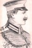 Field Marshal Viscount Allenby in 1912 , British commander who captured Jerusalem PORTRET IN CREION 29/45cm IMPECABIL!!!