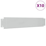 Cumpara ieftin Gard de gazon, 10 buc., 100 x 20 cm, otel galvanizat