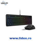 Kit tastatura + mouse gaming Lenovo Legion KM310 RGB, US layout, Negru