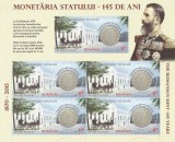 Romania, LP 2068a/2015, 145 ani inaugurarea Monetariei, minicoala 5 timbre, MNH