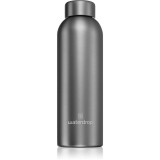 Waterdrop Thermo Steel Metal sticlă inoxidabilă pentru apă culoare Charcoal 600 ml