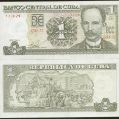 Cuba 2016 - 1 peso UNC