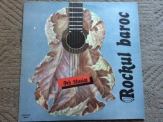 Pro Musica rockul baroc 1988 disc vinyl lp muzica hard rock folk ST EDE 03443