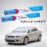 Cumpara ieftin Ștergătoare Ford Focus II DA Cabriolet 2006-2011 | Set Față Flat Premium &ndash; TeamCar&reg;