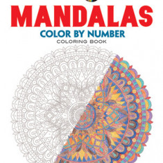 Creative Haven Mandalas Color by Number Coloring Book