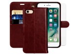 Cumpara ieftin Husa din piele MONASAY pentru iPhone 6 6s, visiniu - RESIGILAT