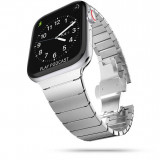 Curea Tech-Protect Linkband pentru Apple Watch 4/5/6/7/8/9/Se/Ultra 1/2 (42/44/45/49 Mm) Argintiu