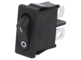 Comutator Basculant ON-OFF 6A/250V Negru