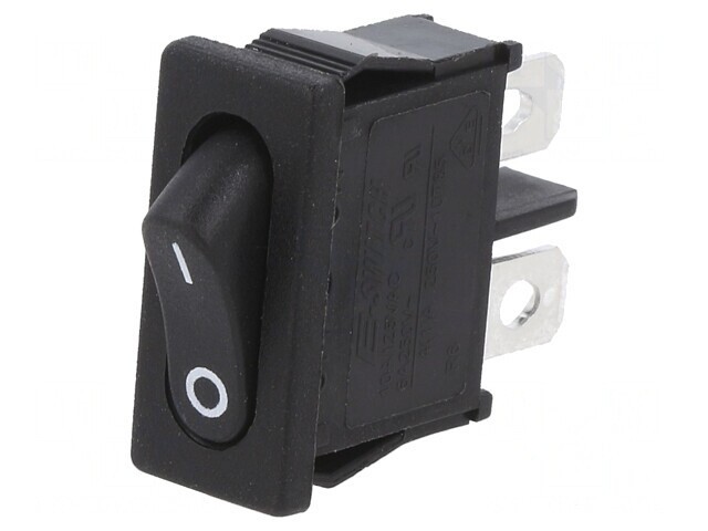 Comutator Basculant ON-OFF 6A/250V Negru