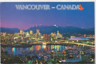 bnk cp Canada - Vancouver - carte postala circulata foto