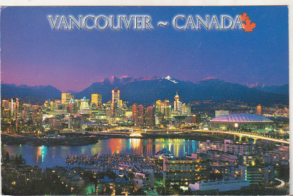 bnk cp Canada - Vancouver - carte postala circulata