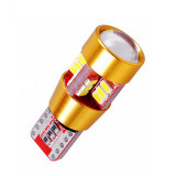 Cumpara ieftin Bec Led Auto Techstar&reg; T10, w5w, Gold, Alb Rece, 6000K, 12V, 720lm