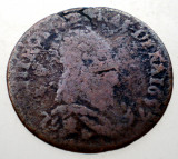 G.337 FRANTA LOUIS XIV 1 LIARD DE FRANCE 1657 D, Europa, Cupru (arama)
