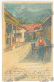 2662 - ADA-KALEH, Bazar, Litho, Romania - old postcard - used - 1900