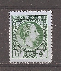 Monaco 1948 - Ziua Timbrului, MNH foto