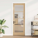 ușa de interior cu sticlă &quot;ORKDAL&quot; 78x211x4 cm din lemn masiv de pin