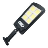 Lampa solara de exterior led flippy, 36 cm x 11.5 cm, 2880 lumeni 120 cob led 24 w - echivalent 192 w bec incadescent, ip65, senzor de miscare, senzor
