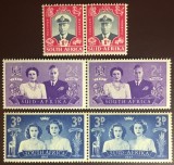 Colonii engleze, Africa de Sud, 1947, nunta regala, MH