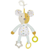 Canpol babies Mouse animăluț moale, de jucărie cu clips 0m+ 1 buc