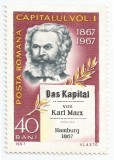 Rom&acirc;nia, LP 661/1967, 100 ani de la apariția lucrării &quot;Capitalul&quot; de Marx, MNH, Nestampilat