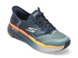 Pantofi sport SKECHERS bleumarin, MAX CUSHIONING PREMIER 2.0, din material textil