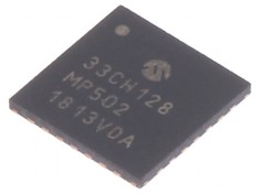 Microcontroler dsPIC 128kB 20kB SRAM UQFN28 3-3.6VDC foto