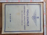 REALIZARILE MINISTERULUI AERULUI SI MARINEI DE LA INFIINTARE SI PANA AZI , APARUTA 20 IULIE 1939