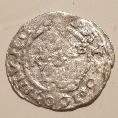 Ungaria 1 denar / denier 1607 argint Rudolf ll foto