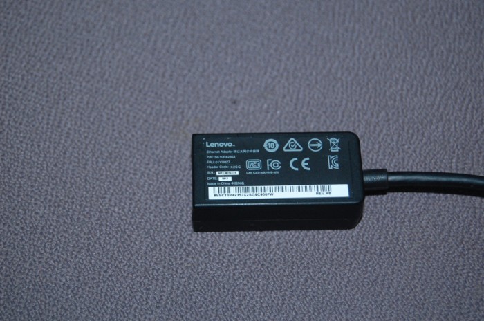 ADAPTOR ETHERNET ADAPTER SC10P42353 01YU027 MICRO ETHERNET RJ-45