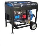 Generator curent 6.8kW 6800W 230v-380V +pornire electrica motor diesel motorina 15 CP (TA6800D)