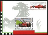 Italia 2001 - Formula 1, Ferrari, Schumacher, colita neuzata