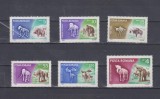 M1 TX5 4 - 1966 - Animale preistorice, Fauna, Nestampilat