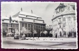 Sibiu - Hermannstadt - Piata Regele Ferdinand - tip fotografie, ilustrata interbelica dar circulata in perioada RPR (1953), Foto E. Fischer, Necirculata