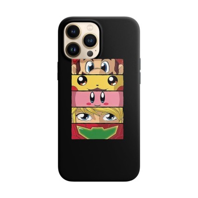 Husa compatibila cu Apple iPhone 11 Pro model All eyes on Nintendo, Silicon, TPU, Viceversa foto
