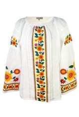 Bluza tip ie RIAG, marime 3XL, alb/galben