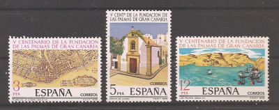 Spania 1978 - Cea de-a 50-a aniversare a Las Palmas de Gran Canaria, MNH foto
