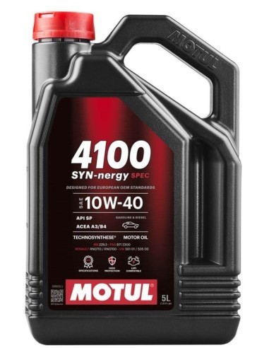 Ulei motor Motul 4100 Syn-Nergy Spec 10W-40 5L
