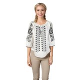 Bluza dama RSL5 alb/gri , marimea 2XL