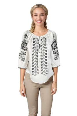 Bluza dama RSL5 alb/gri , marimea M foto
