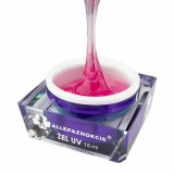 Gel UV pentru unghii - Jelly Pink Glass, 15ml, MOLLY LAC