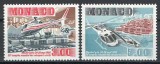 Monaco 1990 Mi 1973/74 MNH - Congresul Int al Asociației Aeroporturilor Civile, Nestampilat