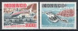 Monaco 1990 Mi 1973/74 MNH - Congresul Int al Asociației Aeroporturilor Civile