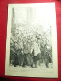 Reproducere -Grafica-Convoi studenti rusi 1881 condusi la inchisoare Moscova