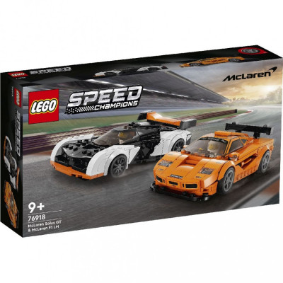 LEGO SPEED CHAMPIONS MCLAREN SOLUS GT SI MCLAREN F1 LM 76918 SuperHeroes ToysZone foto