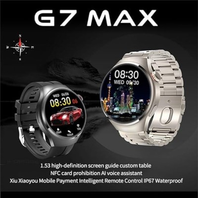 Ceas inteligent G7 max compatibil IOS , Android app control cu doua bratari foto