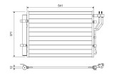VALEO 822582 Condensator, climatizare