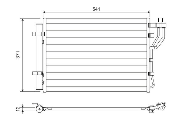 VALEO 822582 Condensator, climatizare